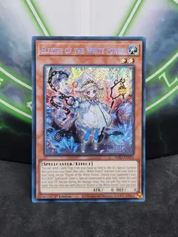 Yugioh Elzette of the White Forest INFO-EN014 Secret Rare 1st Edition NM - Image 1