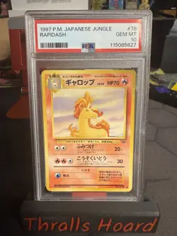 1997 Japanese Jungle Rapidash Psa 10 Pokemon Card #78 - Image 1