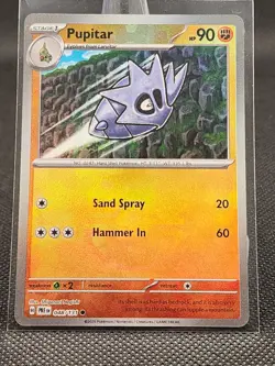 Pupitar (Master Ball Pattern) 048/131 Pokemon TCG Prismatic Evolutions Holo Card - Image 1