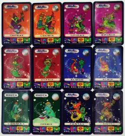 SPACIX lenticular card complete set MAGICA 12/12 MILKY WAY choco bar Trema 1996 - Image 1