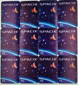 SPACIX lenticular card complete set SPORTIA 12/12 SNICKERS choco bar Trema 1996 - Image 2