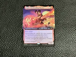 Magic: Zuko, Firebending Master (Extended Art) Foil- Avatar: The Last Airbender - Image 1