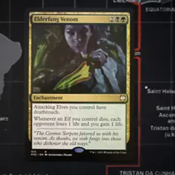 Elderfang Venom Commander: Kaldheim Regular MtG Magic the Gathering - Image 1