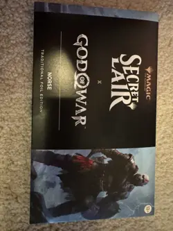 MTG Secret Lair Playstation Foil GOD OF WAR NORSE - Image 2