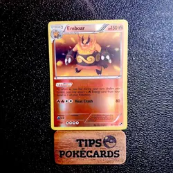 Pokemon TCG Emboar Black White 20/114 Reverse Holo Holo Rare - Image 1
