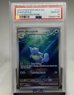 2023 Pokemon 151 Scarlet & Violet PSA 10 Wartortle 171/165 🔥🔥🔥 - Image 1