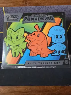 Scarlet & Violet-Paldea Evolved Elite Trainer Box - New & Sealed - Pokemon TCG - Image 1
