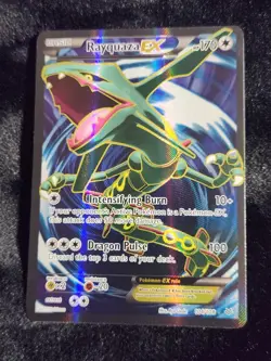 Pokemon Roaring Skies Rayquaza EX Full Art 104/108 XY NM - Image 1