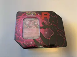 Pokemon TCG Destined Rivals Team Rockets Mewtwo EX Tin - Image 1