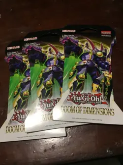New Yu-Gi-Oh Doom of Dimensions Lot Of 3 Booster Packs Sealed - Image 2