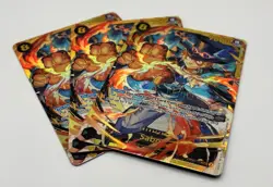 One Piece CCG Sabo 3x Card Playset - OP07-118 SEC - English - ALL MINT - Image 1