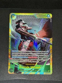 Dracule Mihawk OP14-119 SEC | NM | The Azure Sea's Seven | One Piece TCG - Image 1