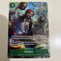 ONE PIECE TCG Shanks OP14-027 R Alt Art The Azure Sea's Seven ENGLISH NM - Image 2