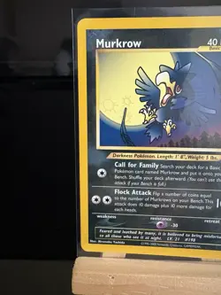 MURKROW - 46/64 Neo Revelation 2000 - Regular Common LP/NM - Pokemon TCG Card - Image 2