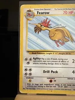 FEAROW - 41/130 Base Set 2 HP/MP - Regular Uncommon - Pokemon TCG Card - Image 2