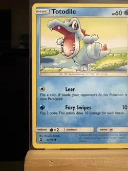 TOTODILE - 22/70 Dragon Majest - NM - Regular Common - Pokemon TCG Card - Image 2