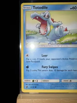 TOTODILE - 22/70 Dragon Majest - NM - Regular Common - Pokemon TCG Card - Image 5