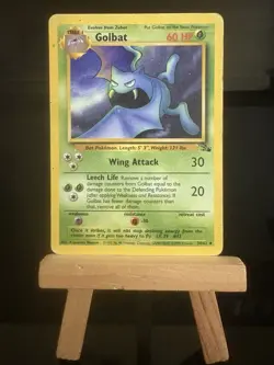 GOLBAT - 34/62 Fossil Set Wotc LP/MP - Regular Uncommon - Pokemon TCG Card - Image 1