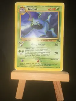 GOLBAT - 34/62 Fossil Set Wotc LP/MP - Regular Uncommon - Pokemon TCG Card - Image 4