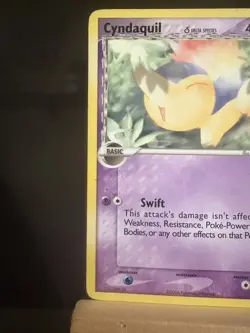 CYNDAQUIL (Delta Species) 45/101 Dragon Frontiers LP/MP Regular Common TCG Card - Image 2