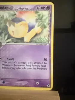 CYNDAQUIL (Delta Species) 45/101 Dragon Frontiers LP/MP Regular Common TCG Card - Image 3