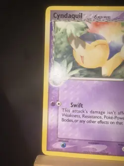 CYNDAQUIL (Delta Species) 45/101 Dragon Frontiers LP/MP Regular Common TCG Card - Image 5