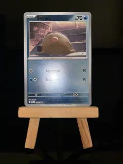 SWINUB 023/094 Phantasmal Flames NM Reverse Holo Common Pokemon TCG Card - Image 4