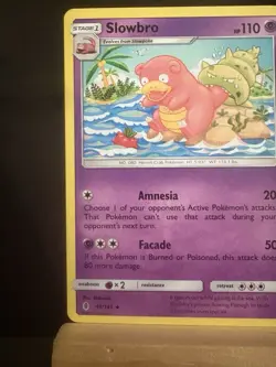 SLOWBRO - 49/145 Sm-Guardians Rising NM/LP- Regular Uncommon - Pokemon TCG Card - Image 2