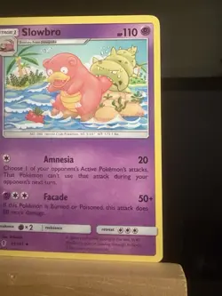 SLOWBRO - 49/145 Sm-Guardians Rising NM/LP- Regular Uncommon - Pokemon TCG Card - Image 3
