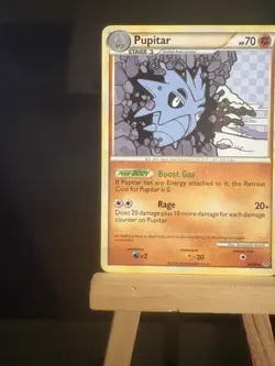 PUPITAR - 38/95 Unleashed Set 2010 LP/MP - Regular Uncommon - Pokemon TCG Card - Image 2