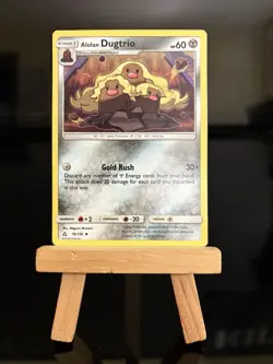 ALOLAN DUGTRIO - 79/156 Sm-Ultra Prism NM/LP Regular Uncommon Pokemon TCG Card - Image 1