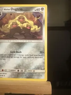 ALOLAN DUGTRIO - 79/156 Sm-Ultra Prism NM/LP Regular Uncommon Pokemon TCG Card - Image 3