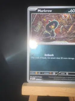 Murkrow 057/094 Me02: Phantasmal Flames Reverse Holo Common Pokemon TCG Card - Image 5