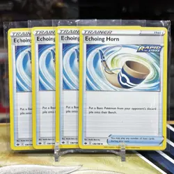 Echoing Horn 136/198 Playset (4x) Chilling Reign Pokemon TCG Card - Image 1