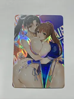 Mai Shiranui Kasumi KOF Sexy Goddess Waifu Card Girl Holo Doujin Anime Adult 18+ - Image 1