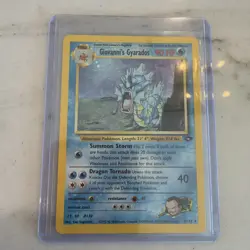 Giovanni's Gyarados - 5/132 - Pokemon Gym Challenge Unlimited Holo Rare Card LP - Image 1