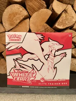 POKEMON CENTER WHITE FLARE ELITE TRAINER BOX ETB TRADING CARDS SCARLET & VIOLET - Image 1