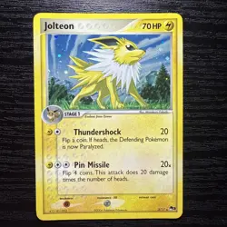 Jolteon 3/17 POP Series 3 Cosmos Holo Rare Pokemon Trading Card Game 2006 MP - Image 1