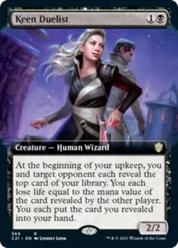 Keen Duelist 369 - Extended Art Commander 2021 - Image 1