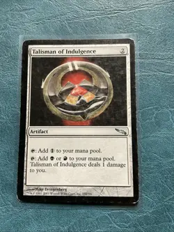 Talisman of Indulgence Commander: Duskmourn: House of Horror Regular - Image 1