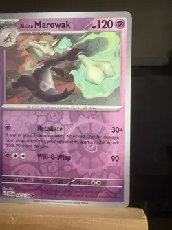 ALOLAN MAROWAK 57/159 Journey Together NM Reverse Holo Uncommon Pokemon TCG - Image 3