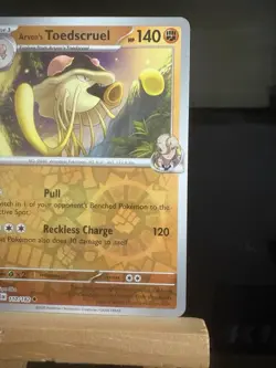 ARVEN’S TOEDSCRUEL 110/182 Destined Rivals NM Reverse Holo Uncommon -Pokemon TCG - Image 3