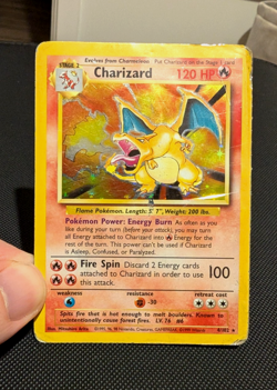 Charizard 4/102 - Base Set Holo - Vintage Pokemon TCG - WOTC 1999 - HP - Image 1