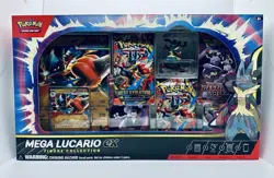 Pokemon TCG Mega Lucario EX Figure Collection Box Sealed - Image 1
