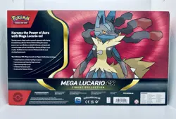 Pokemon TCG Mega Lucario EX Figure Collection Box Sealed - Image 2
