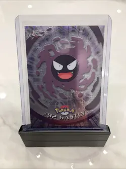 Pokemon Topps Chrome Gastly #92 - Holo Raw - 1999 Topps - Image 1