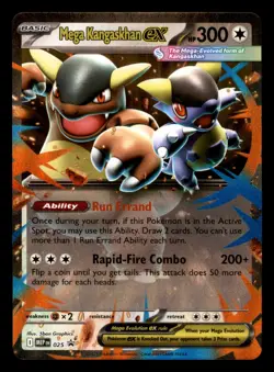 Mega Kangaskhan ex 025 Promo Mega Evolutions Pokemon Near Mint - Image 1