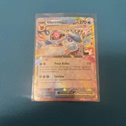 Play! Pokemon Prize Pack Series 7 Prismatic Evolutions 026/131 Glaceon ex New - Image 1