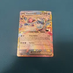 Play! Pokemon Prize Pack Series 7 Prismatic Evolutions 026/131 Glaceon ex New - Image 2