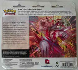 NEW Pokemon TCG: Sword & Shield Battle Styles Blister Pack with 3 Booster Packs - Image 2